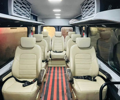 9+1 seater force urbania with 1x1 maharaja seats in delhi india