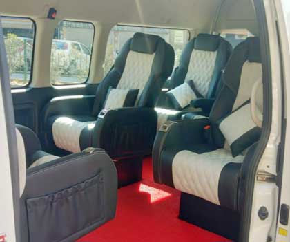 foton view cs2 imported van on rent in delhi india