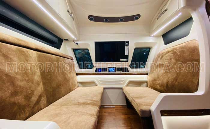 7 seater premium vanity van with toilet washroom