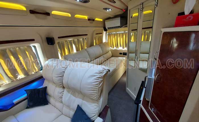 8 seater vanity van on rental in delhi